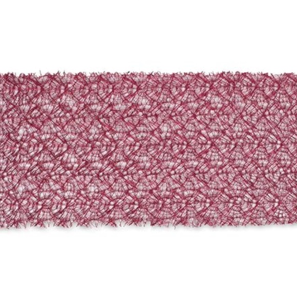 Design Imports Sequin Mesh Table Runner Roll 16" X 10' - Red - Picture 3 of 6